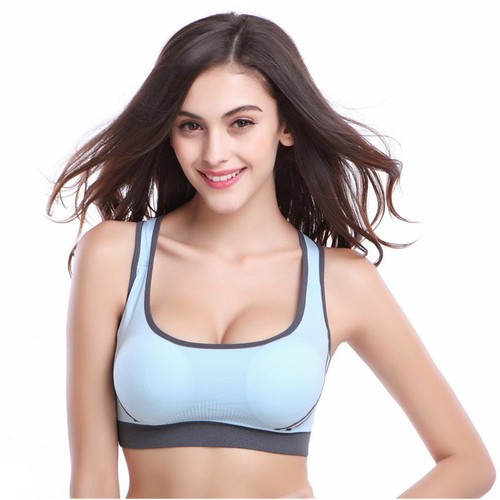 Women Padded Bra Racerback Top Athletic Vest Gym Fitness Sports Yoga Stretch new