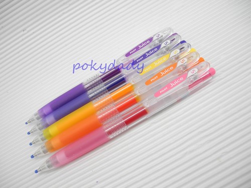 Green/&A.Orange/&pink/&Grape/&C.Brown Pilot retractable Juice 0.5mm gel ink//ball pen