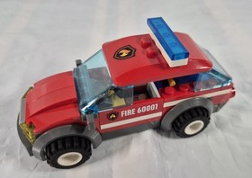 Lego City #60001 Fire Chief Car 2013 - 100% Complete with Instructions