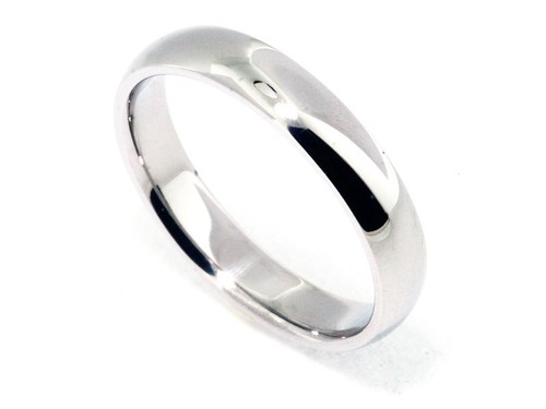 10kt Solid White Gold 6mm Size 9 Plain Men/'s and Women/'s Wedding Band Ring NEW