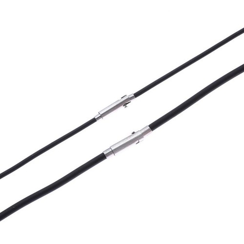 3 mm Durchmesser Tribal Spirit Steel Kette Kautschuk Edelstahl 40cm-70cm 2