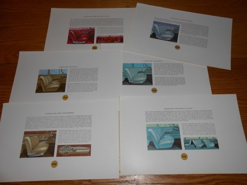 1964 DODGE 880 ORIGINAL 6 Print PORTFOLIO BROCHURE 64 SALES CATALOG