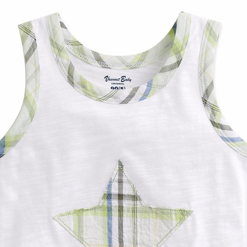 Vaenait Baby Kids Girls Boys Clothes Sleeveles Outfit set /"Starlit Green/" 12M-7T