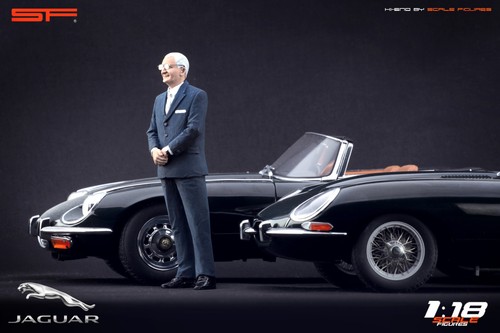 1:18 William Lyons figurine VERY RARE !! NO CARS ! for jaguar collectors by SF