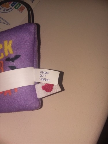 NWT Build A Bear Halloween Wrist Plush Accessory 2/" Trick or Treat Bats