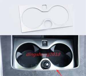 Stainless Dteel Seat Water Cup Holder Frame Trim For BMW X5 G05 40i 2019