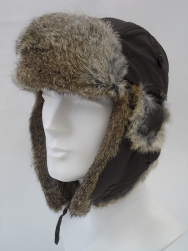 Wigens Aviateur Casquette Marron//Beige TRAPPEURS casquette fourrure Lapper Hiver Pilotes Bonnet fe
