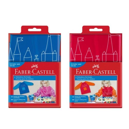 Malschürze für Kinder Faber-Castell Bastelschürze Schürze