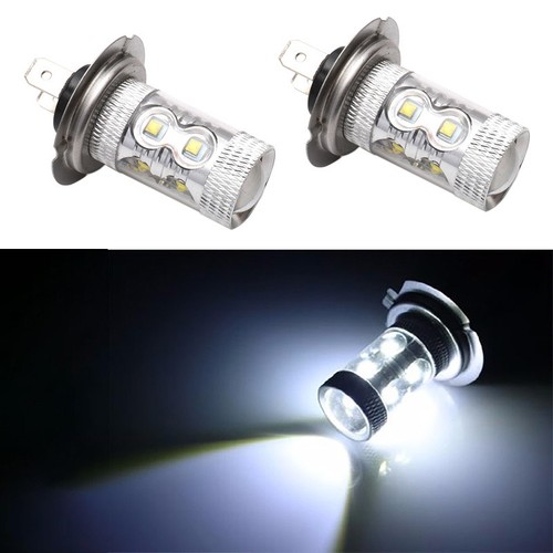 2PCS H7 80W Super White Car Head Light Bulbs Lamp Light Main Dip Beam Led
