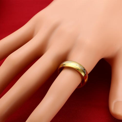 Lord of the Rings The One Ring Lotr Titanium Steel Fashion Men/'s Ring Size 6-15