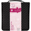 docrafts Papermania Stamp and Die Black Polka Dot Storage Case with 10 Pockets