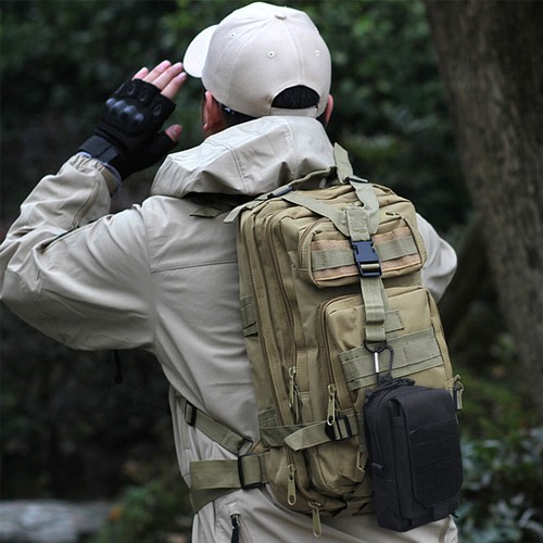 1000D Tactical Molle Pouch Military Waist Bag Outdoor Men EDC Tool Bag Vest Pack