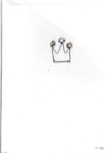 Christmas Holiday Cards 3D Victoria Smith Handmade Crown Card