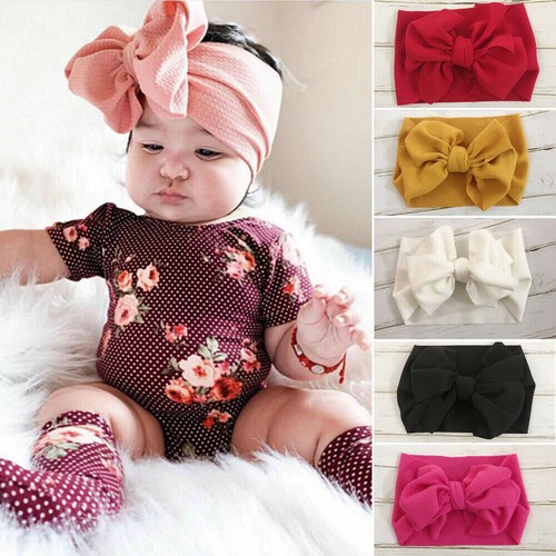 Kids Girl Baby Toddler Infant Flower Bow Ribbon Headband Hair Band Headwear