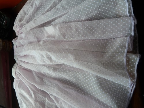 New Freed of London RAD voile skirt white /& Pink