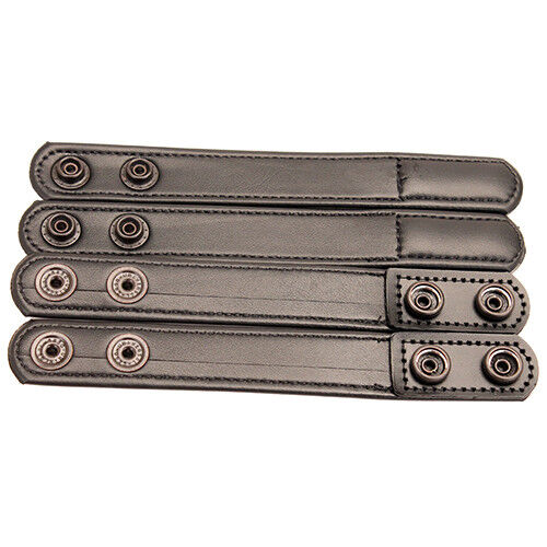 Plain Black Bianchi Accumold Elite 4-Pack 7906 Belt Keepers NEW 22090
