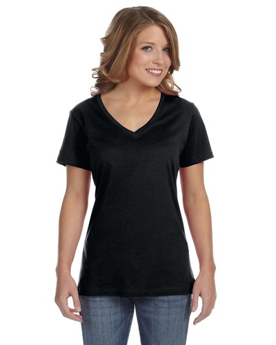 Anvil Womens Sheer V-Neck T-Shirt 392A