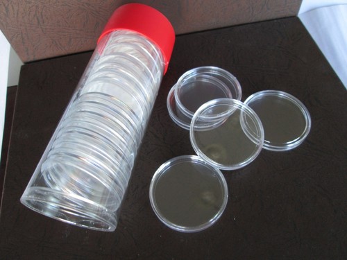 1 Storage Tubes for H Model Coin Capsule Holders /& 20 x 27mm Direct Fit capsules