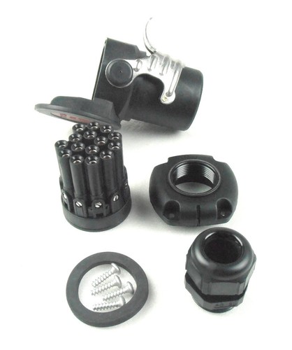 ADR//ABS//EBS 24V 15 Polig Stecker 241010 für LKW/'s Erich Jaeger ISO 12098 ADR