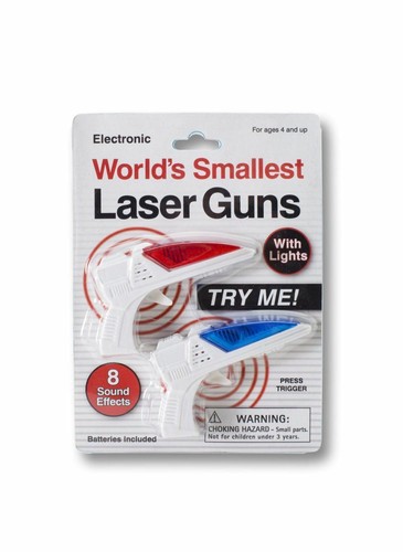 I mondi più piccolo Laser Lazer Pistole Mini FX Blaster PHASER Toys