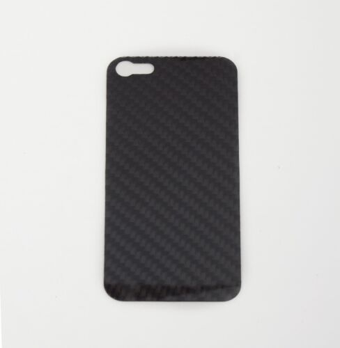 Iphone 5-5S Negro Carbonfiber placa trasera para Real Element Vapor PRO SGP Neo caso 