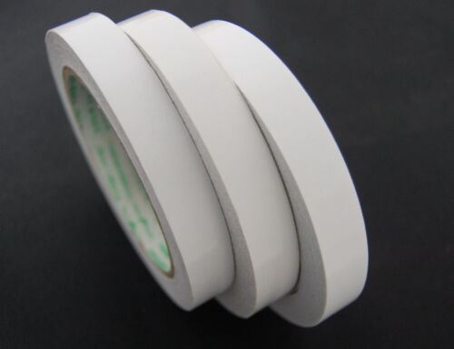 3 Rolls Double Sided Tape Sticky Sticker Stationery 15mm Width