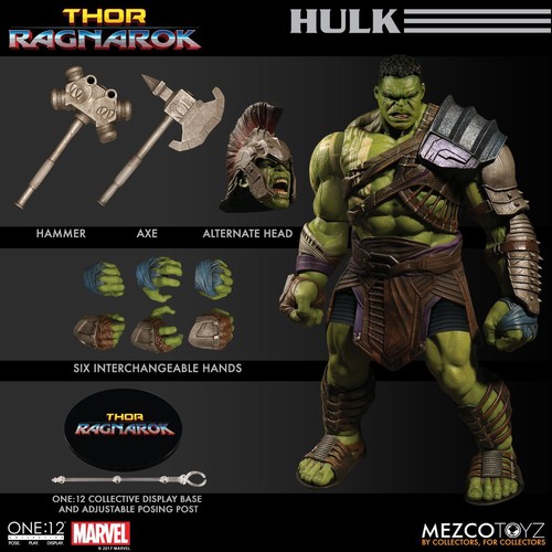 MEZCO ONE:12 collettivo HULK THOR RAGNAROK