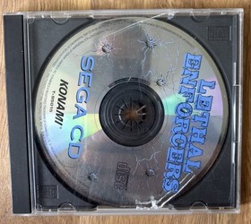 Lethal Enforcers Sega CD CIB Box Manual Gun Registration Tested Authentic