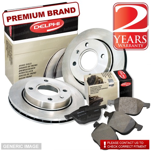 Mercedes C270 W203 2.7 SLN C 270 CDI 168bhp Front Brake Pads Discs 300mm Vented