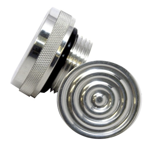 West Coast Choppers 1-5//16/" Threaded Chrome Billet Aluminum Bullseye Oil Cap