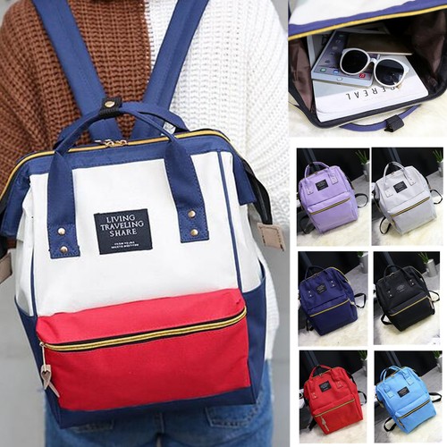 Women Canvas Backpack Satchel Rucksack Laptop Shoulder Travel School Bag ! K