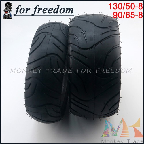 130//50-8 rear/& Tire 90//65-8 front TireTubeless Tyres For Buyang Electric Scooter