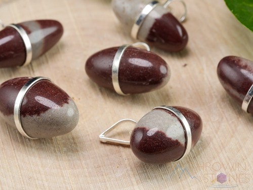 Bridesmaid Gift Raw Stone Jewelry E1195 SHIVA LINGAM Healing Crystal Pendant