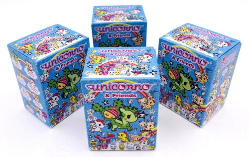 SET OF 4 BLIND BOXES UNICORNO AND FRIENDS TOKIDOKI VINYL TOY MINI FIGURE