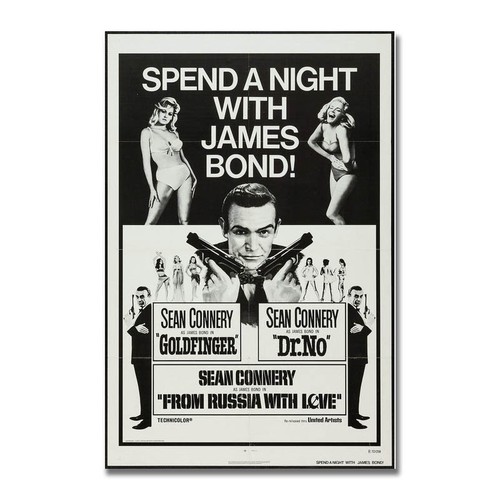 The James Bond 007 Hot Movie Art Silk Poster Print 13x20 24x36 inch