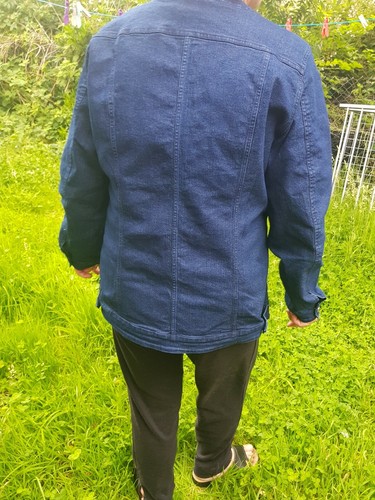Navy Blue Ladies denim jacket large picture 6 /& 7