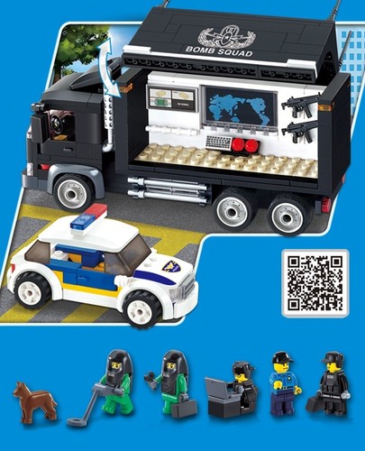 BOMB SQUAD 550 Pieces NEW OXFORD Blocks ST33337 TOWN Kids Block Kit