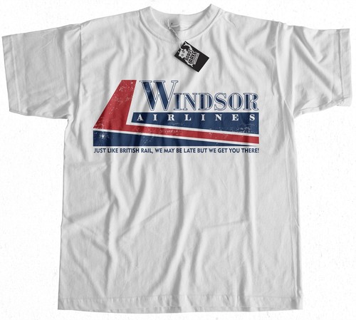 Windsor Airlines T-Shirt 100/% Premium Cotton Die Hard Inspired