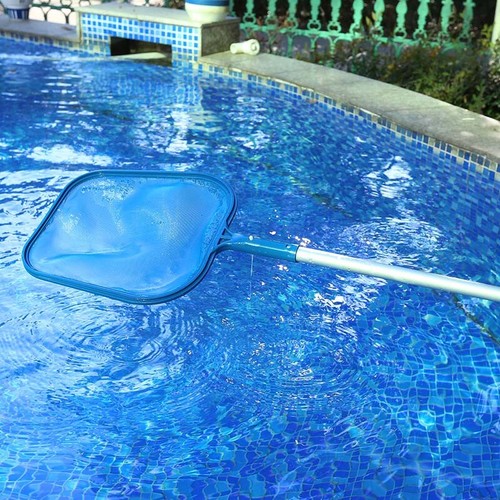 Aqua Swimming Pool Spa Hot Tub Leaf Skimmer Rake Mesh Frame Cleaning Net New