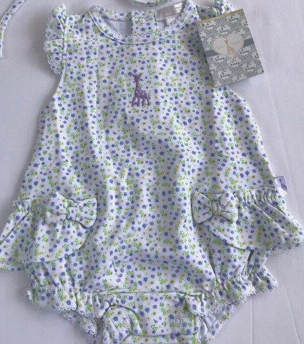 Kissy Kissy 0-3 Mo Sleeveless Sophie La Fleur print Bubble//Romper