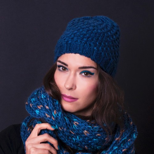 Womens Ladies Winter Warm Knitted Crochet Beret Beanie Hat Cap Fashion