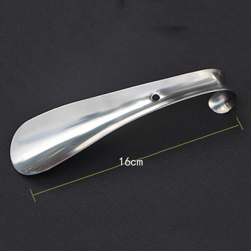 Stainless Steel Durable Long Handle Shoehorn Shoe Horn Lifter Silver 16-58cmVCG