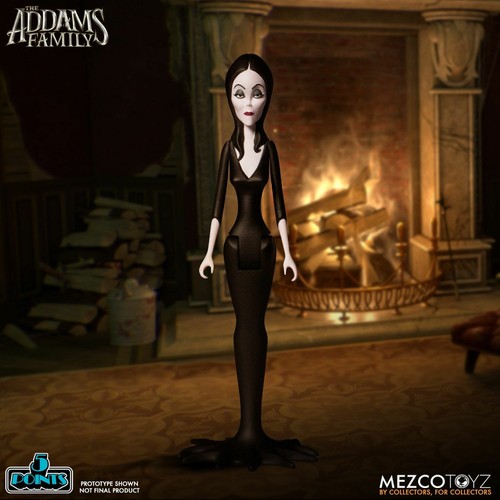 Mezco Famille Addams 5 points Set de 8 caractères Pack 4 Jeu Complet
