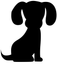 Decal Voiture Van chien Mignon petit chien Autocollant. chiot camion Pick Up Wall Art