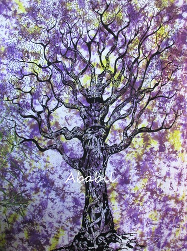 Twin Indian Tie /& Dye Tree Of Life Wall Hanging Bedspread Hippie Tapestry Throw