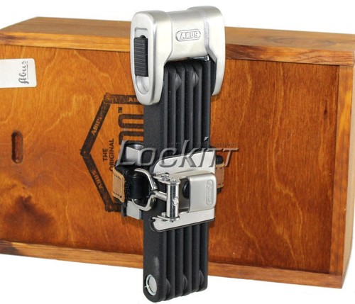 Made in Germany ABUS Bordo Centium 6010//90 Folding Lock Plus key system