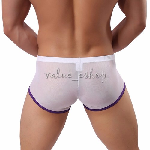 Hommes Ardennes Pouch Mesh Boxer Sous-vêtements respirant caleçons Culotte M-XL