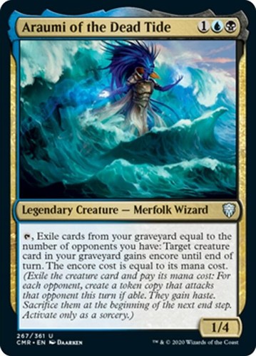 Commander Legends Uncommon MTG Araumi of the Dead Tide Mint x1 or x4