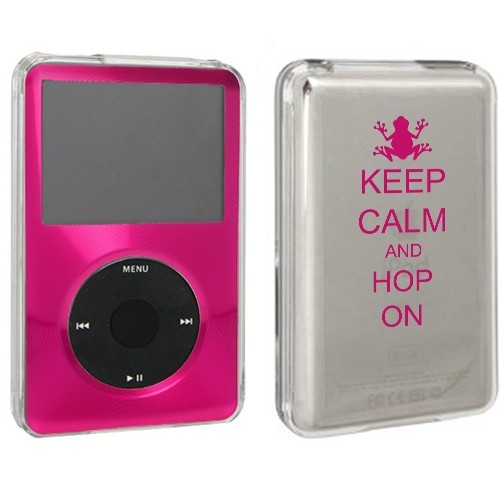For Apple iPod Classic Hard Case Cover 80 120gb 160gb Keep Calm Hop On Frog