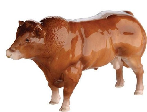 New boxed John Beswick Limousin Bull figure JBF73